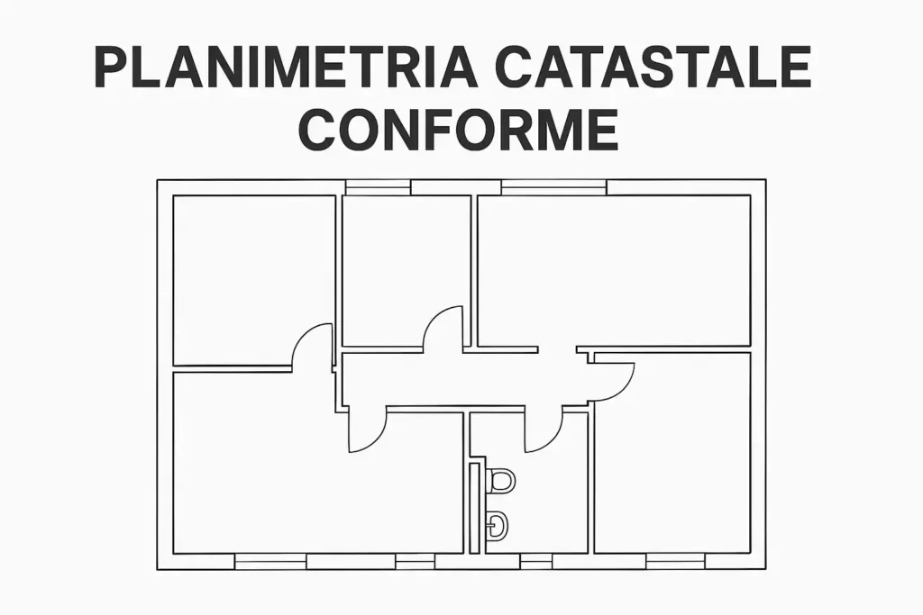 Planimetria catastale conforme verifica obbligo