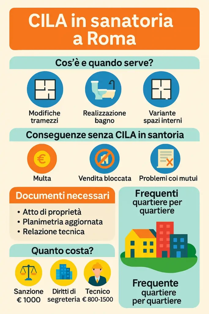 Cila in sanatoria Roma quartiere per quartiere