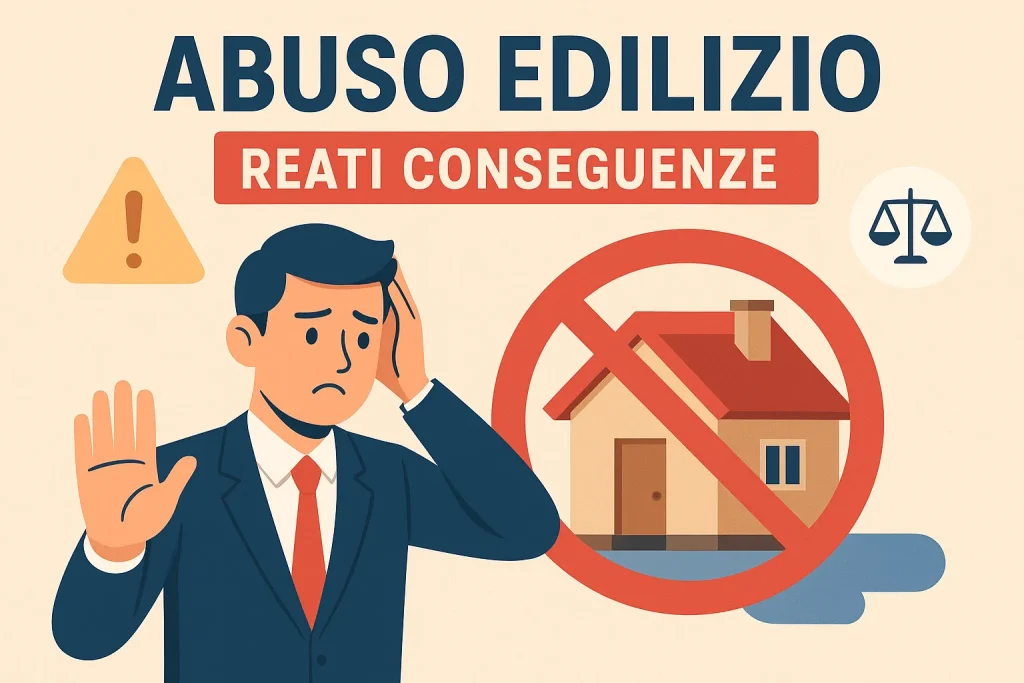 Abuso edilizio reato: rischio, denuncia, sanatoria