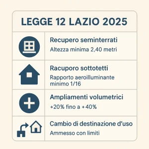 Legge 12 lazio 2025