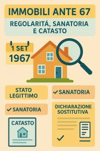 immobili ante 67 sanatoria