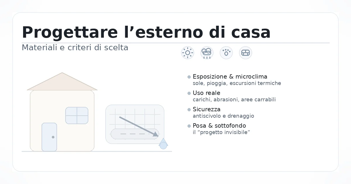 Progettare l’esterno di casa