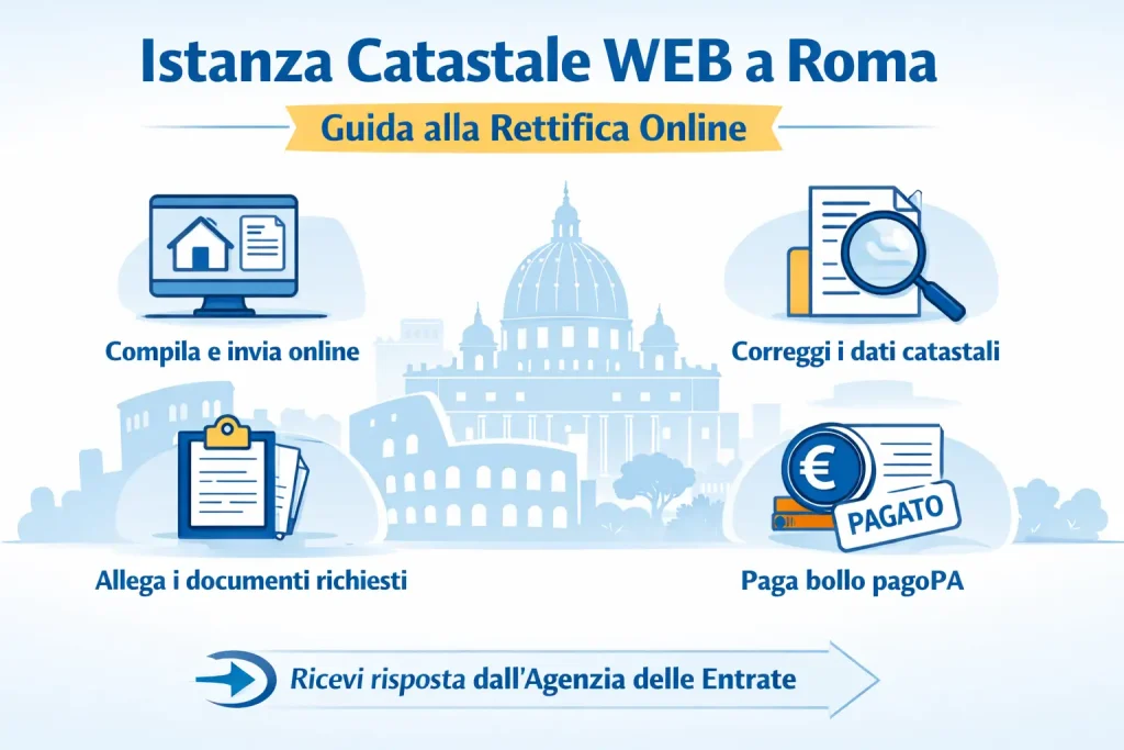 Istanza Catastale WEB a Roma