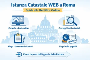 Istanza catastale web a Roma