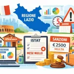 Mancata comunicazione ospiti Regione Lazio