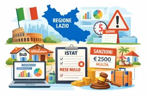 Mancata comunicazione ospiti Regione Lazio