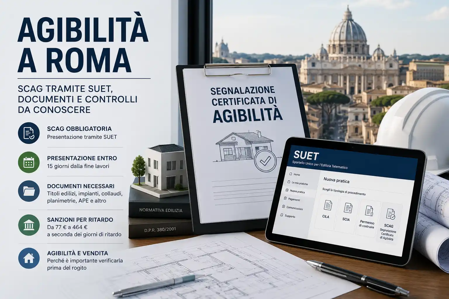 Agibilità Roma SCAG SUET