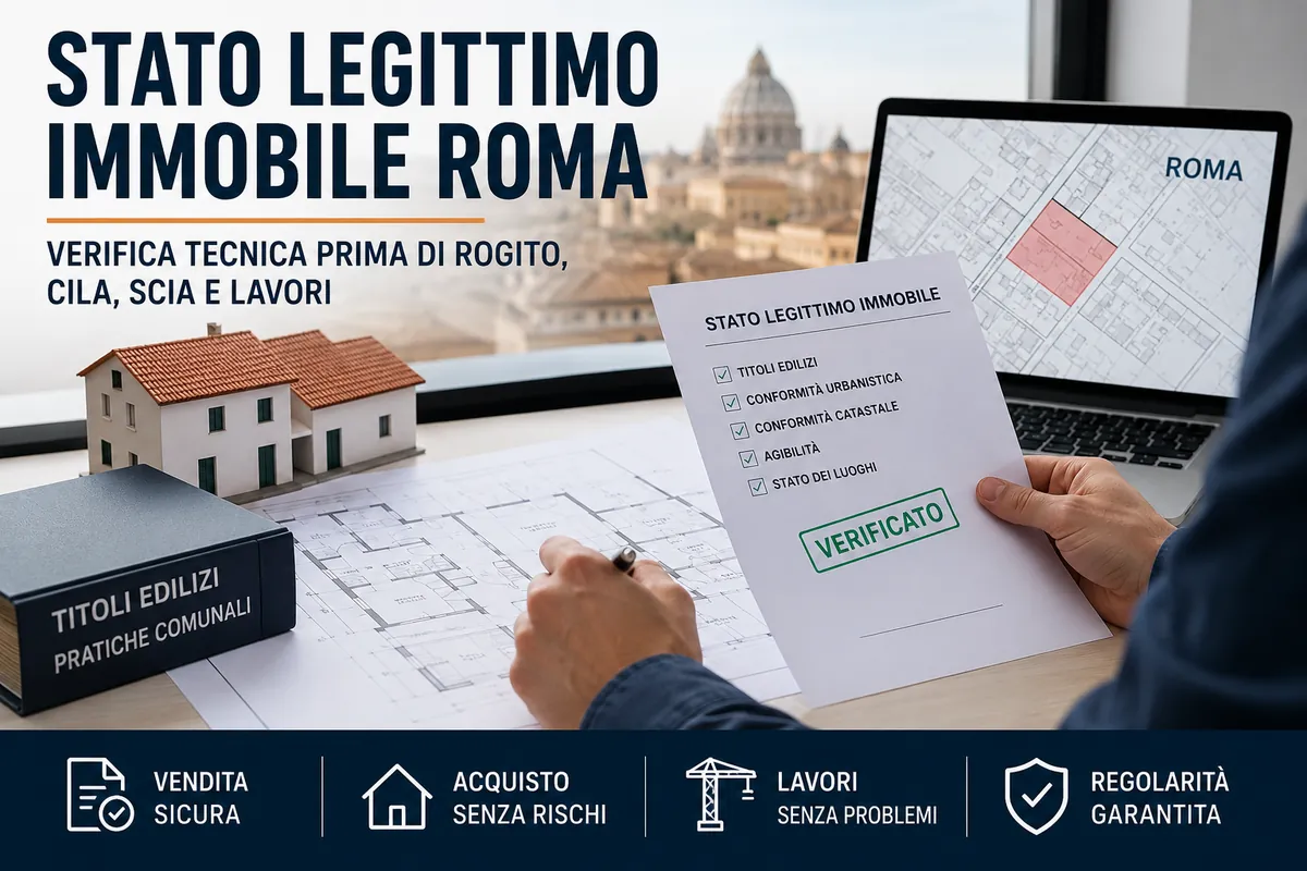 Verifica Stato Legittimo Immobile Roma 2026 Verifica Stato Legittimo Immobile Roma