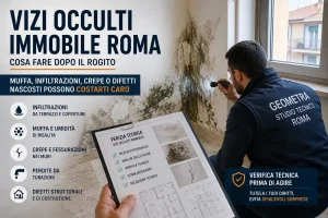 Geometra verifica vizi occulti immobile Roma dopo il rogito geometra per vizi occulti immobile Roma